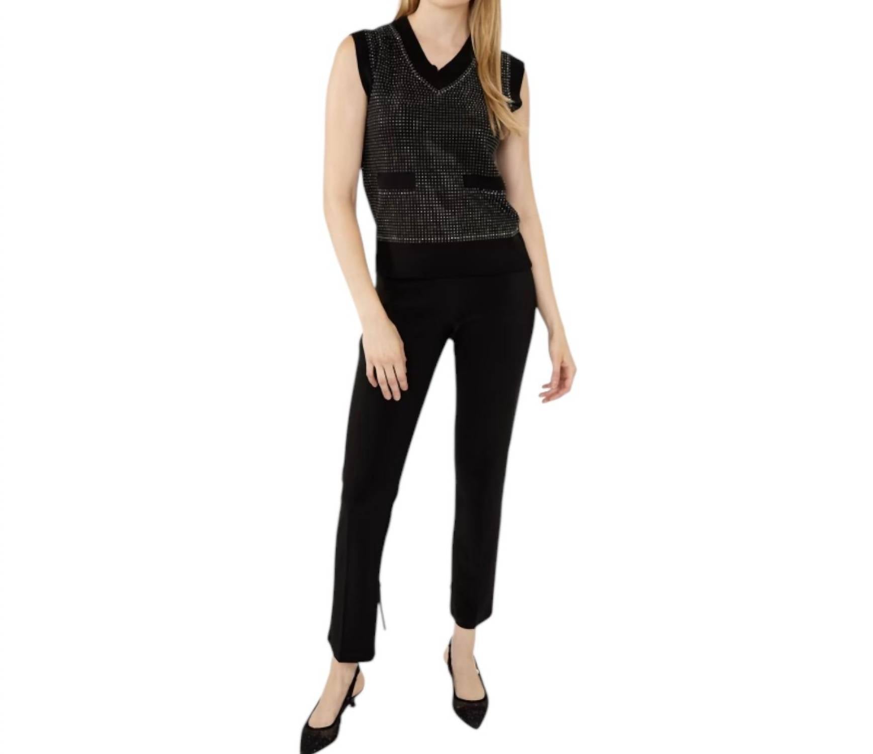 Frank Lyman - Chic Sleeveless Pullover Top