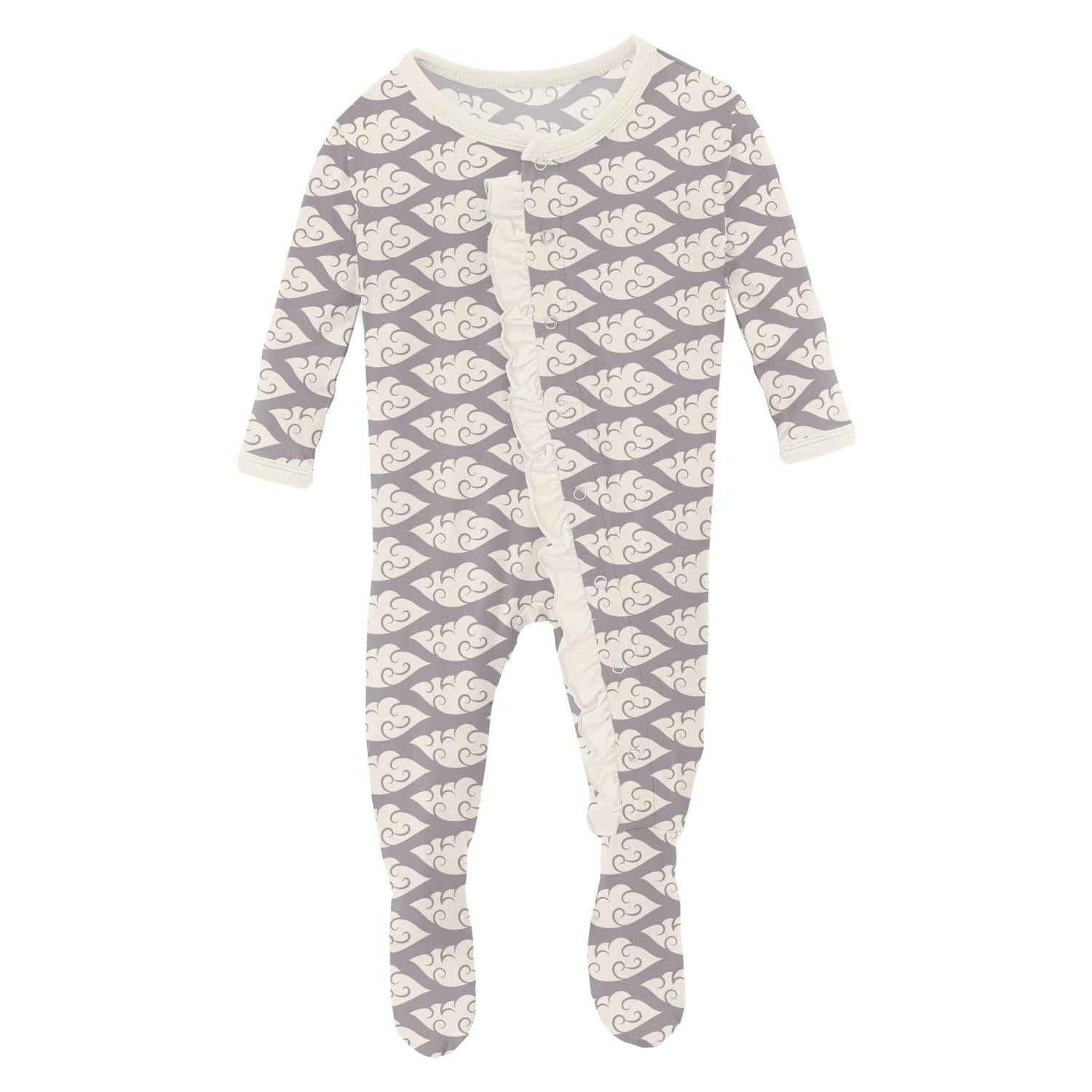 Kickee - Kids' Ruffle Footie with Snaps