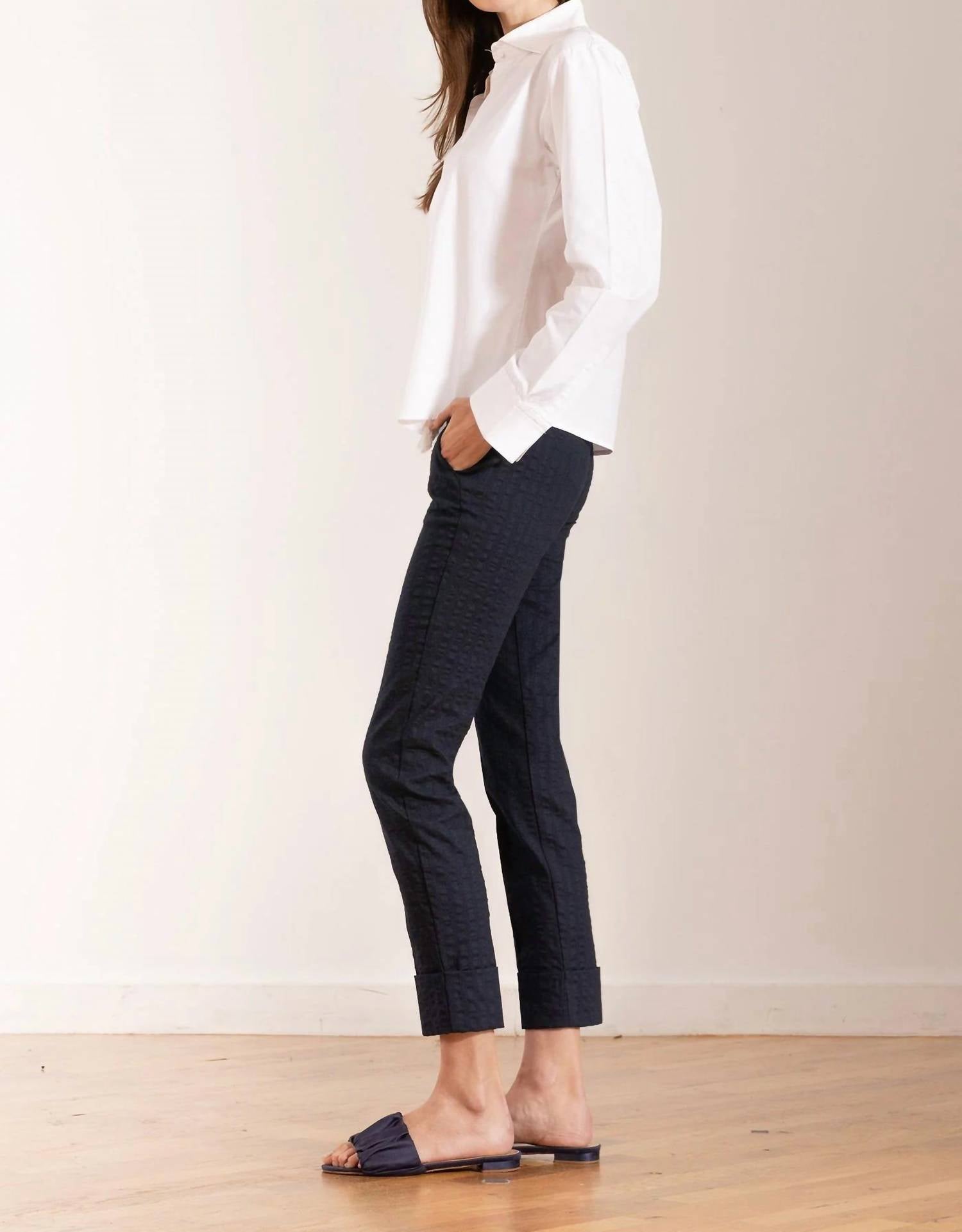 Avenue Montaigne - Ben Seersucker Pant