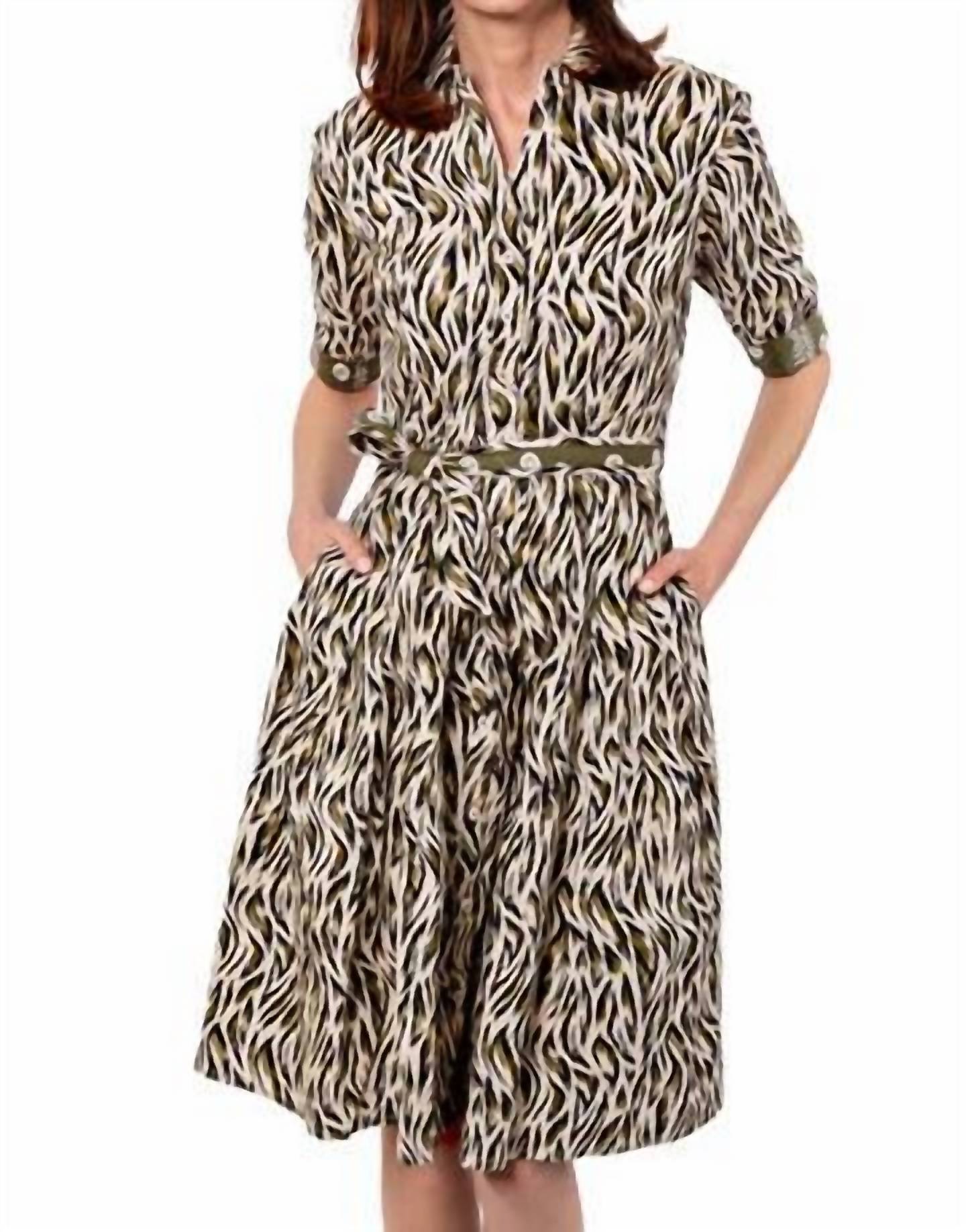 Dizzy-Lizzie - Mrs Maisel Print Dress