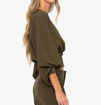 Jbq - Eleonor Three-quarter Sleeve Top
