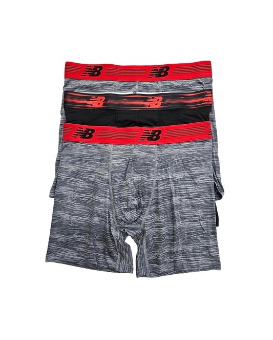 New Balance - Men's 3-Pack Ultra Soft Performance 6" Boxer Briefs