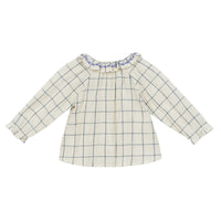 Arsène Et Les Pipelettes - Baby's Emeline Check Blouse