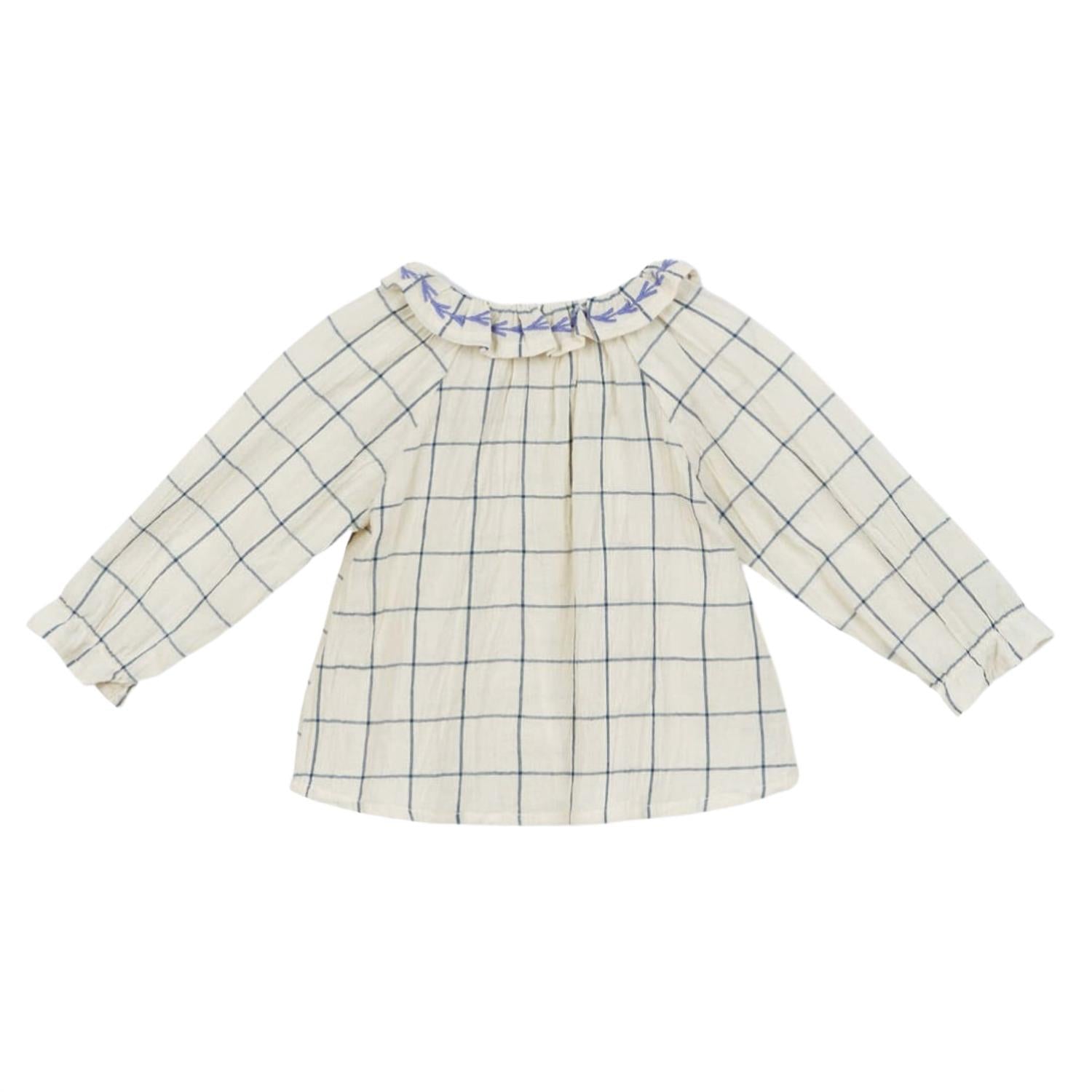 Arsène Et Les Pipelettes - Baby's Emeline Check Blouse