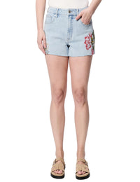 Dear John Denim - Carrie Embroidered Floral Detailing Shorts