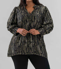 Emily Lovelock - Hailey Lurex Blouse - Plus