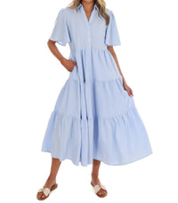In February - Follow Your Arrow Button Down Midi Dress
