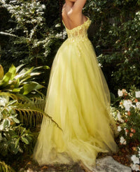 Andrea & Leo Couture - ONE SHOULDER EVENING GOWN