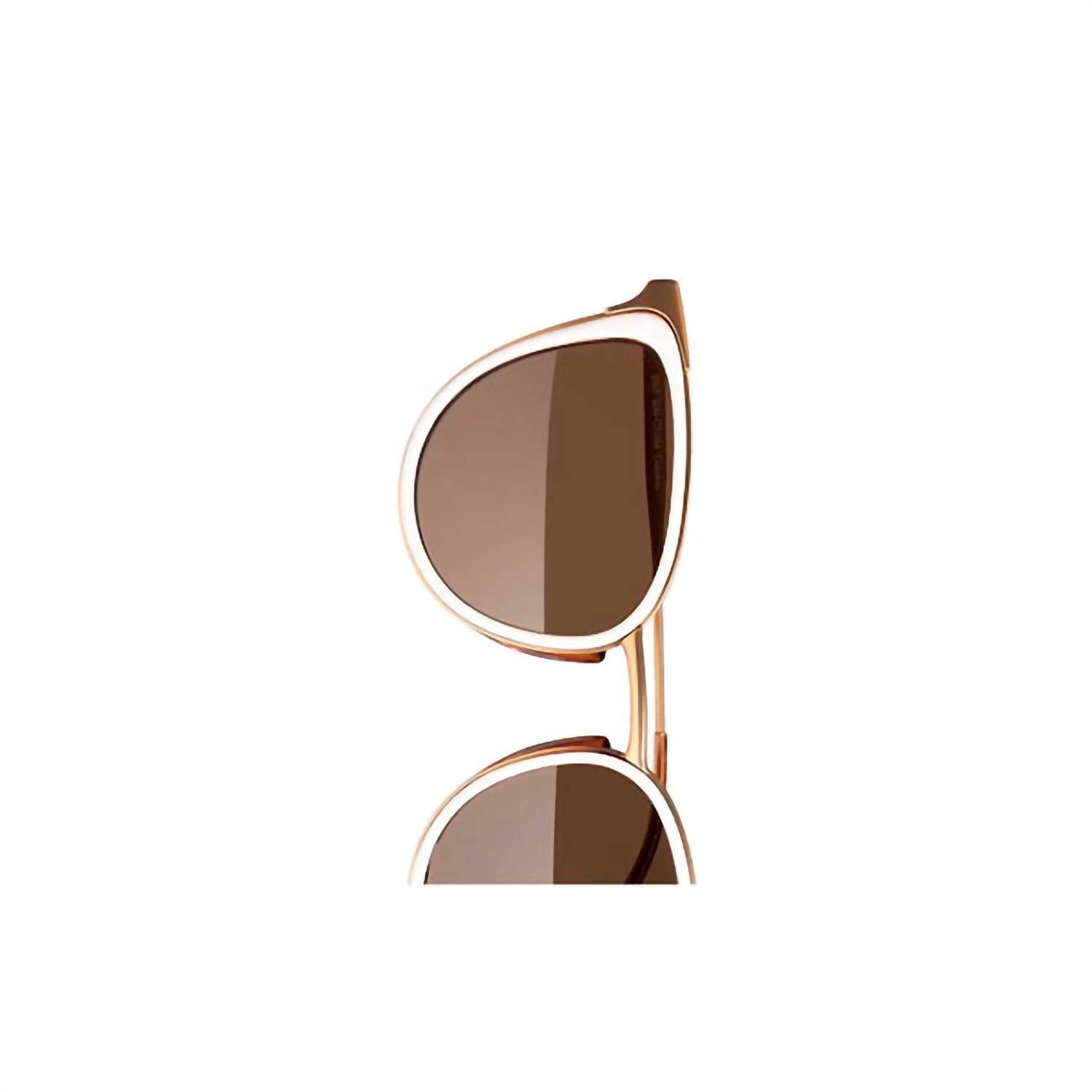 Sunski Women's Catalina Cats Eye Sunglasses in ivory amber - women's accessory - view 6