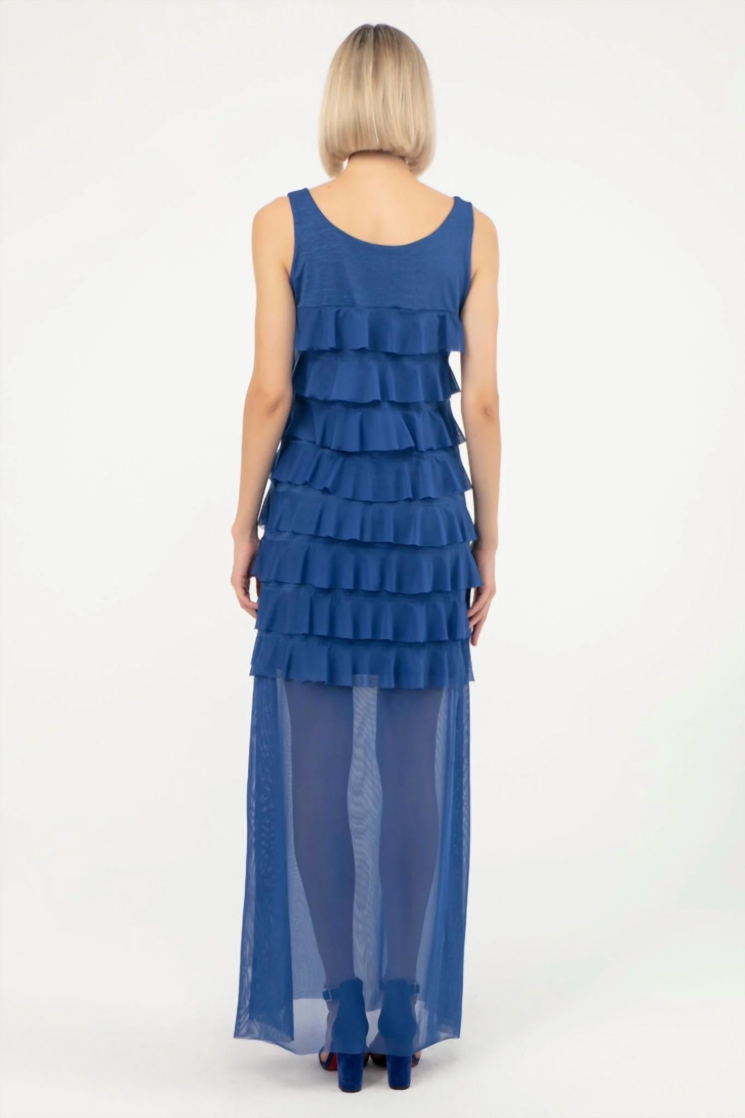 Isle By Melis Kozan - Mesh Maxi Cha Cha Dress
