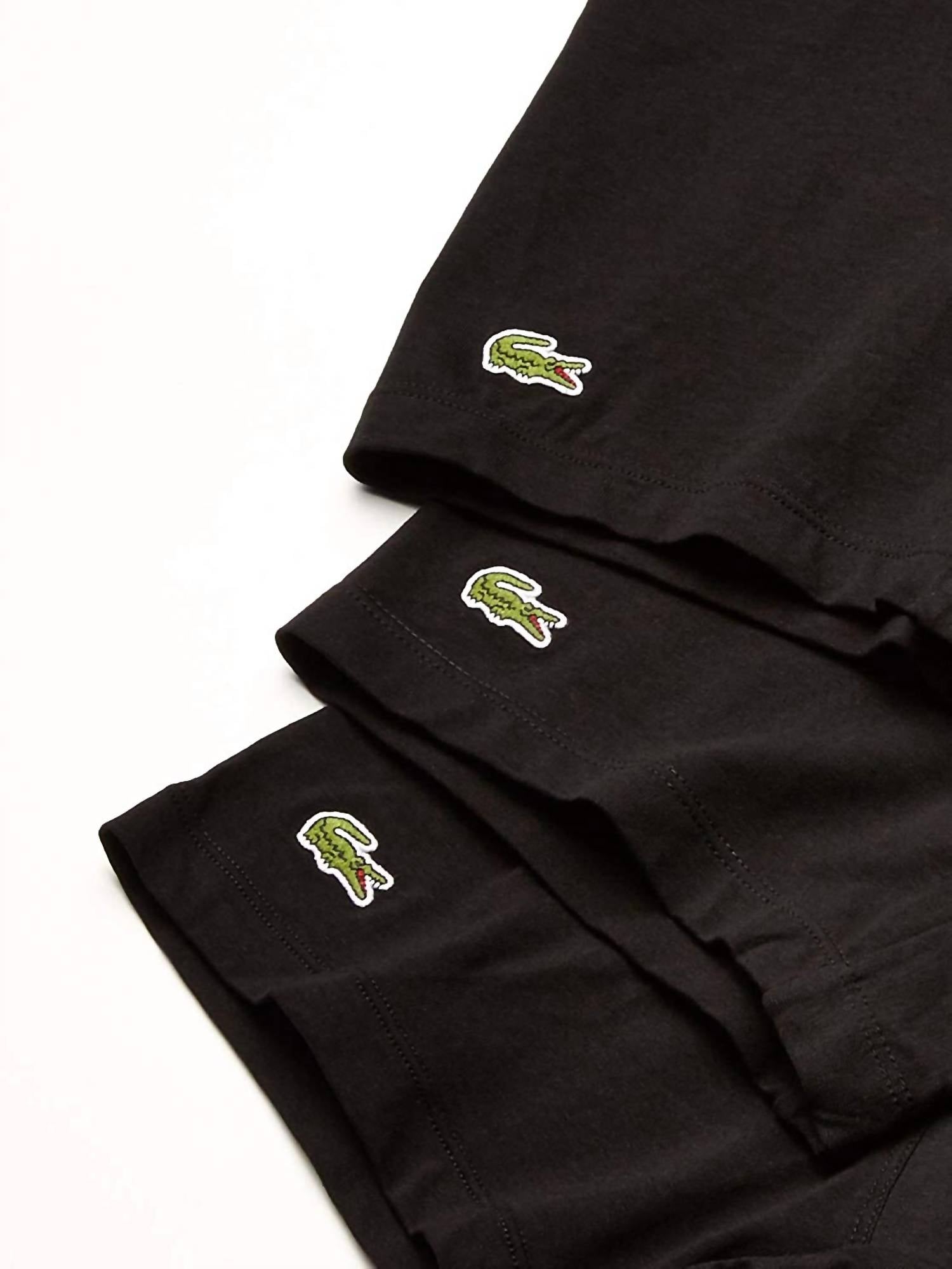 Lacoste - Men's Classic Cotton Stretch Boxer Briefs - 3-pack