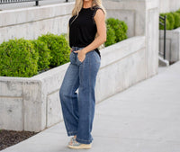 Judy Blue - Boardroom Babe High Rise Wide Leg Jean
