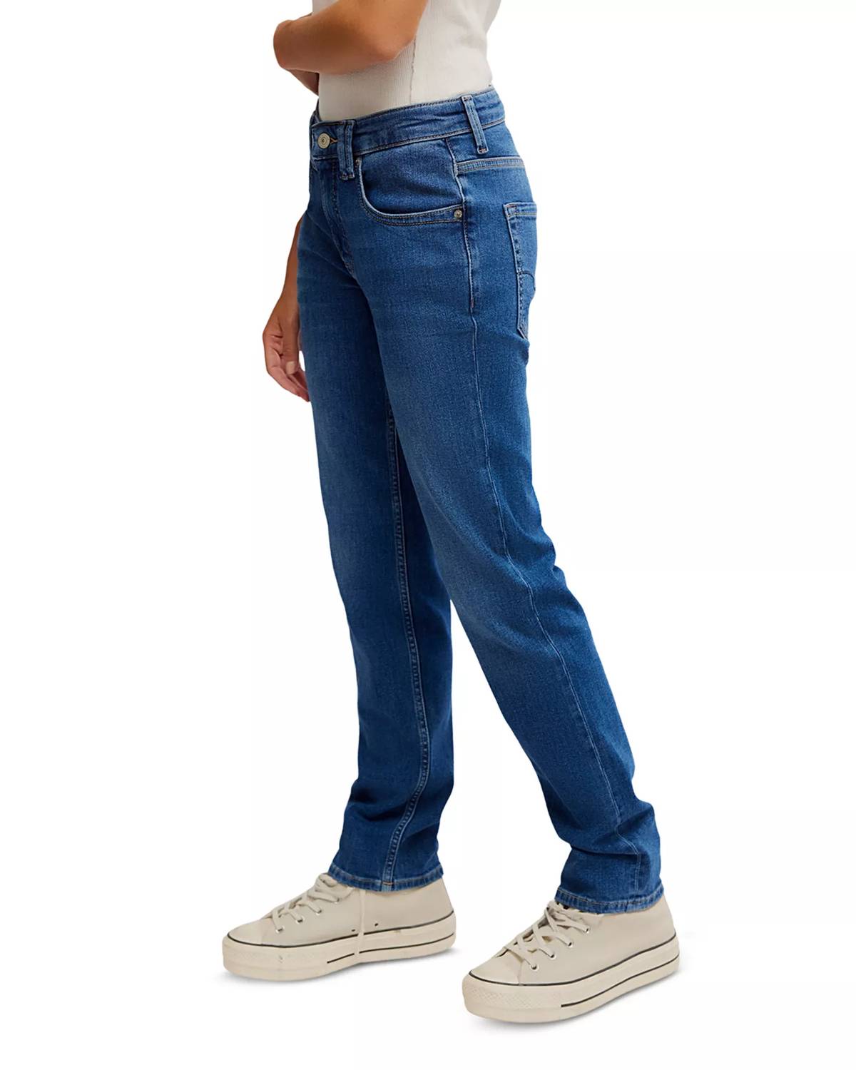 Free People - Oracle Low Rise Slim Straight Leg Jean