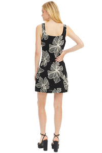 ALLISON NEW YORK Renee Mini Dress in black - women's dress - alternate view