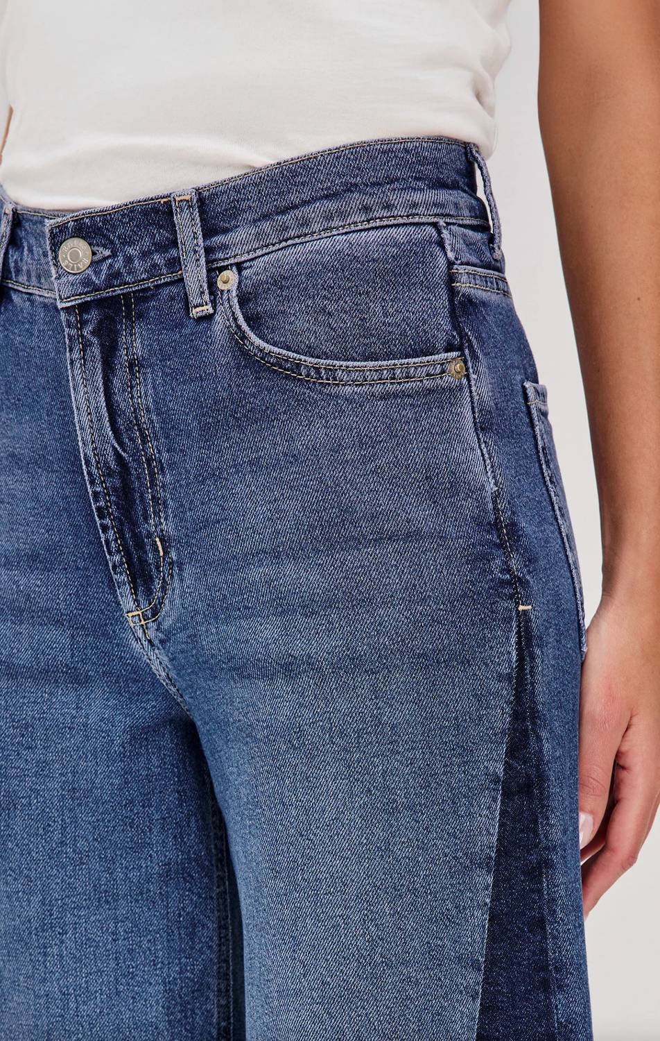 Rails - Angeleno Godet Wide-leg Jean