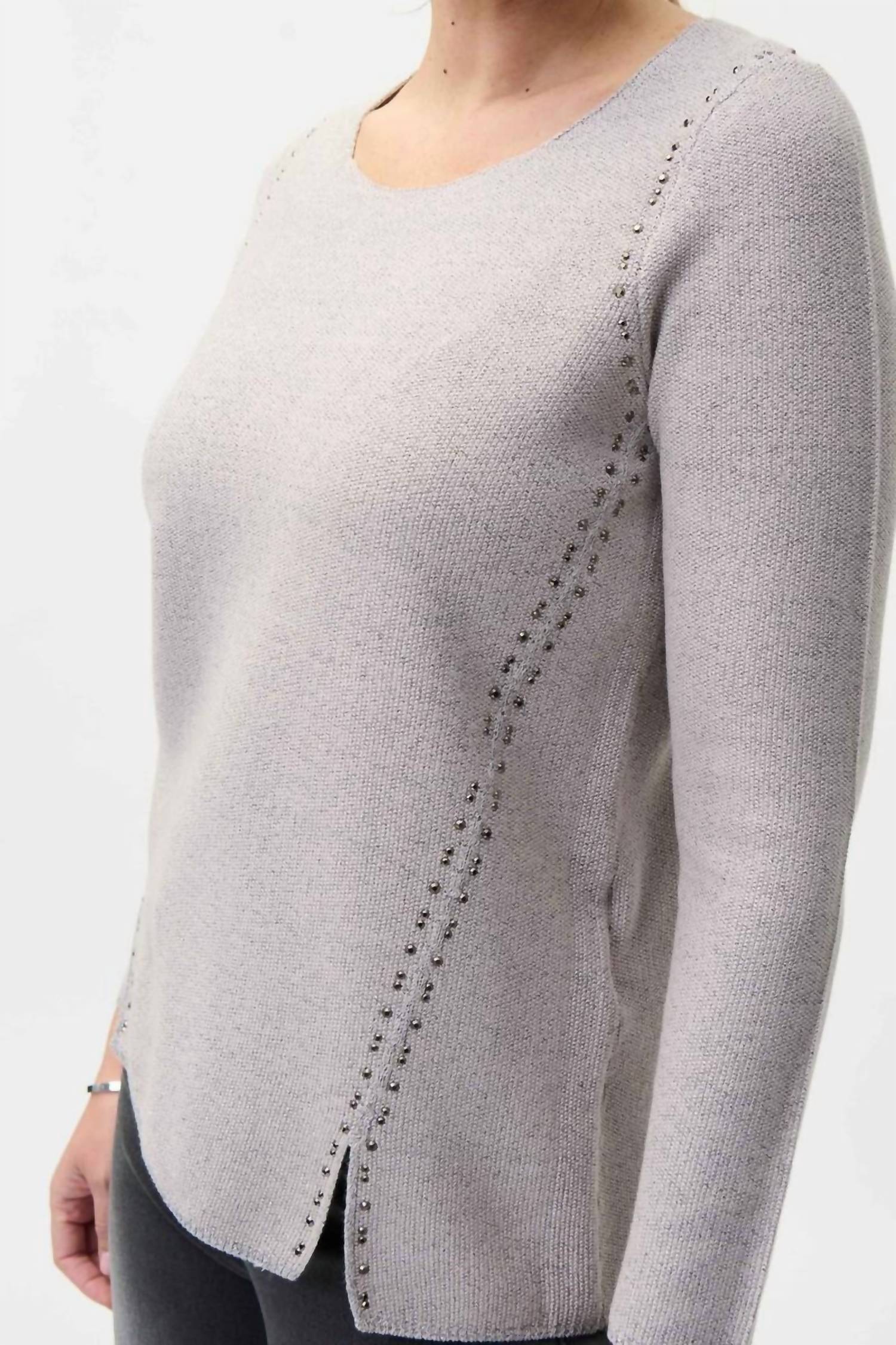Joseph Ribkoff - CREW NECK KNIT TOP
