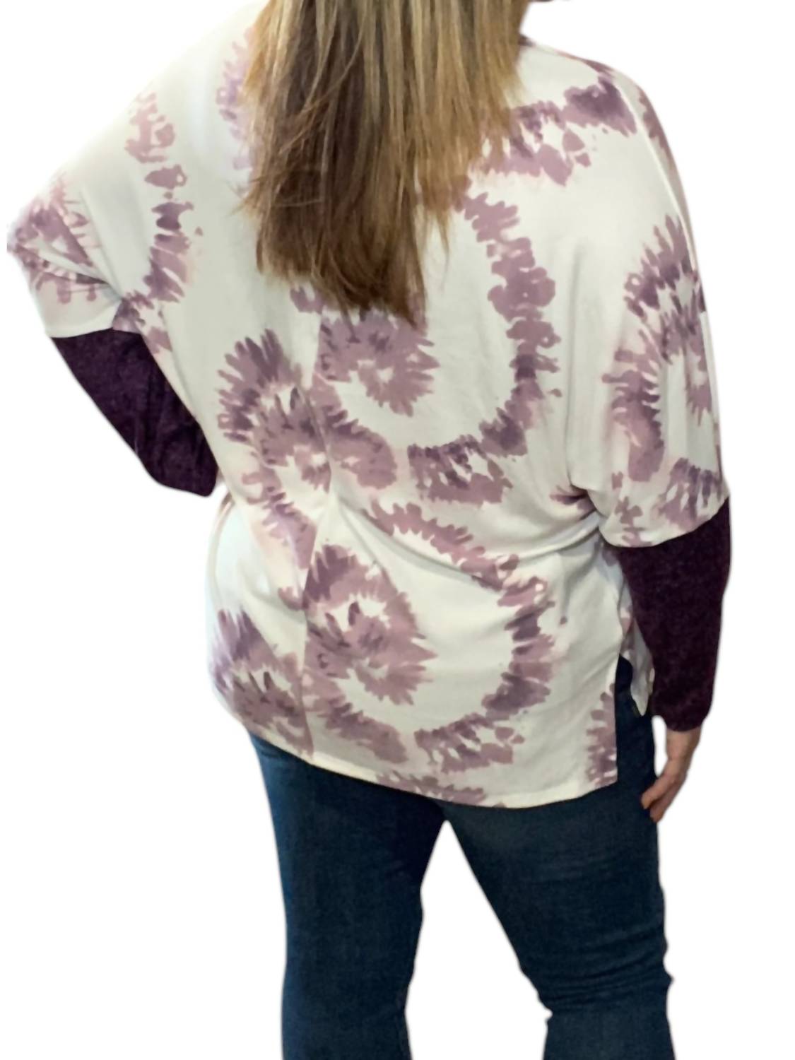 Honeyme - Swirl Dolman Sweater