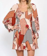 Fate - SMOCKED FLARE DRESS