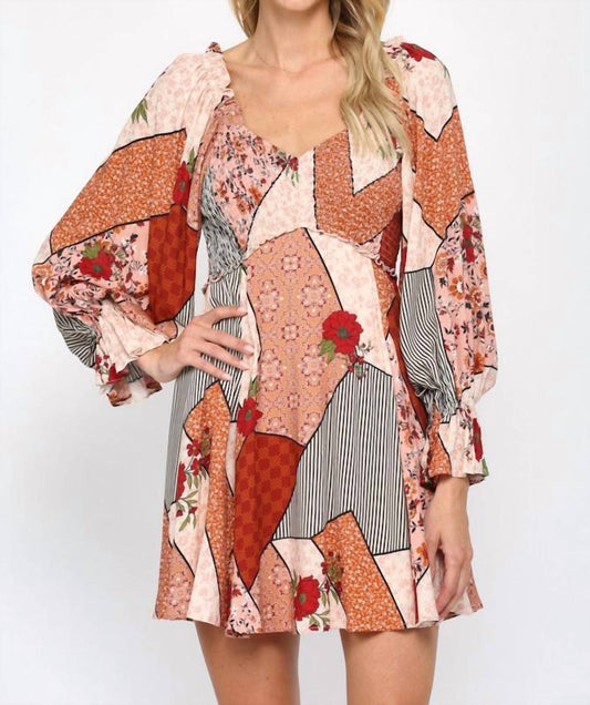 Fate - SMOCKED FLARE DRESS