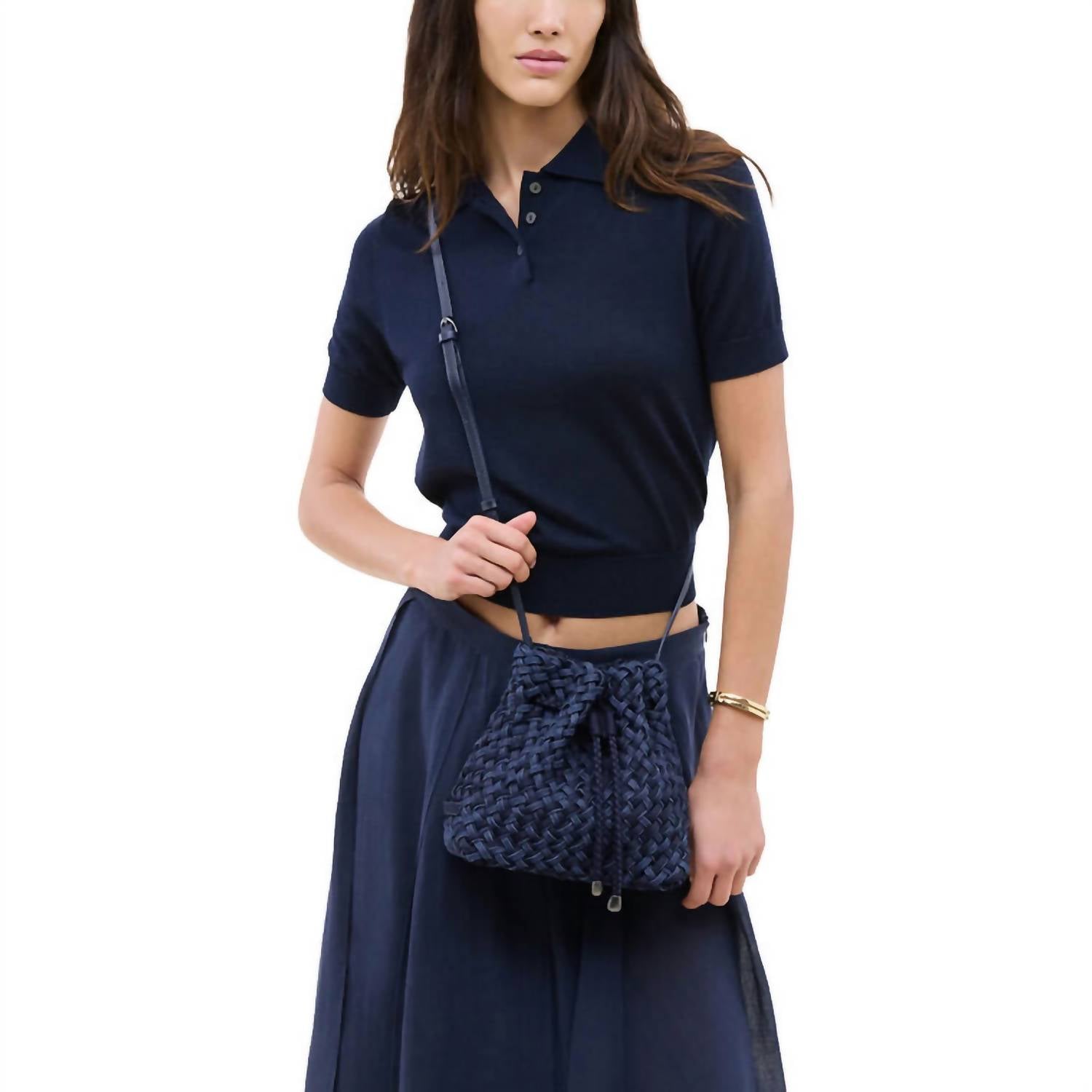 Naghedi - Gramercy Medium Bucket Double Weave Bag