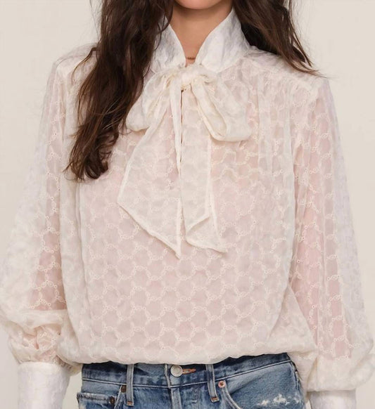 Heartloom - Rainne Bow Neck Top