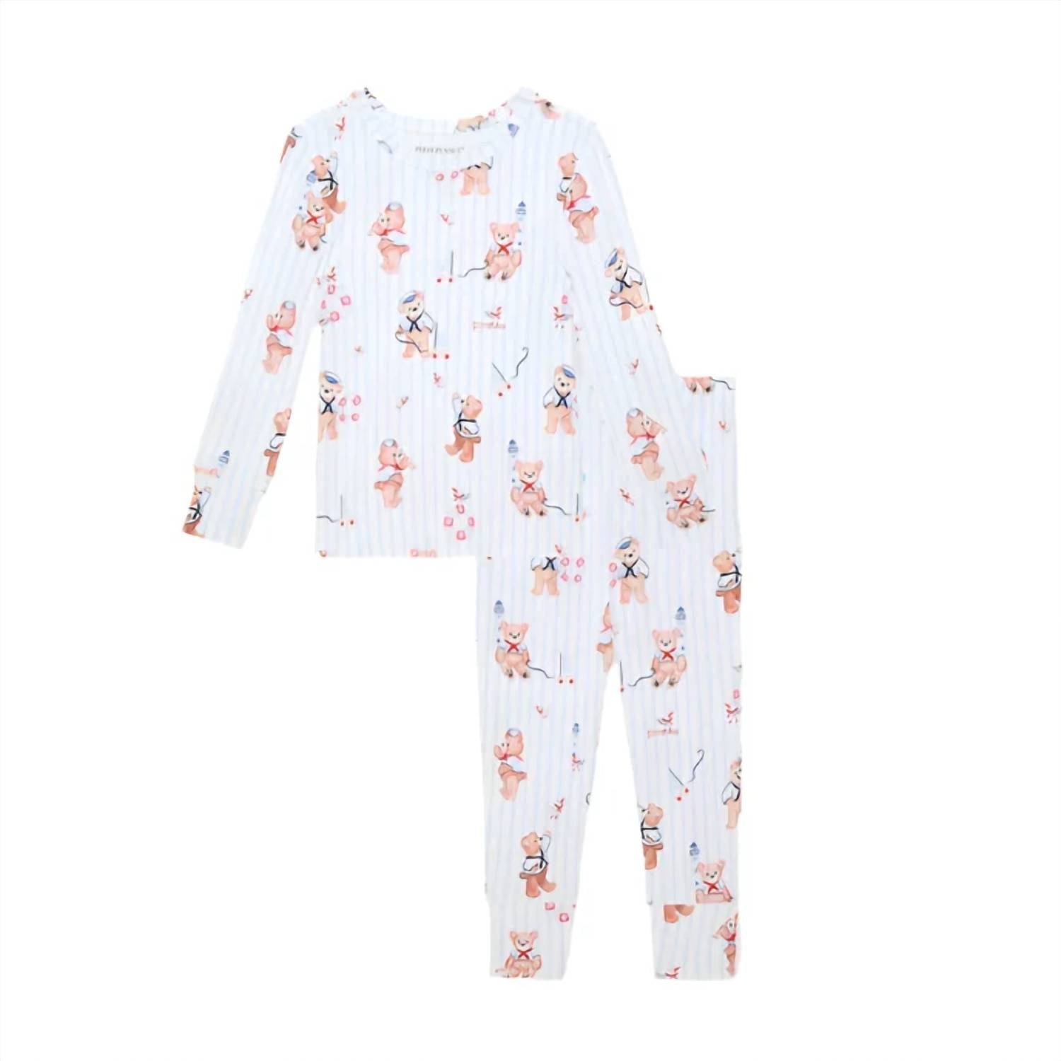 Posh Peanut - Kids Captain Theo Classic Pajama Set
