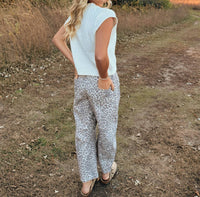 So Me - Wild Leopard Barrel Pants