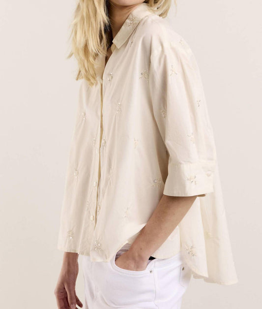 Summum - Embellished Cotton Blouse