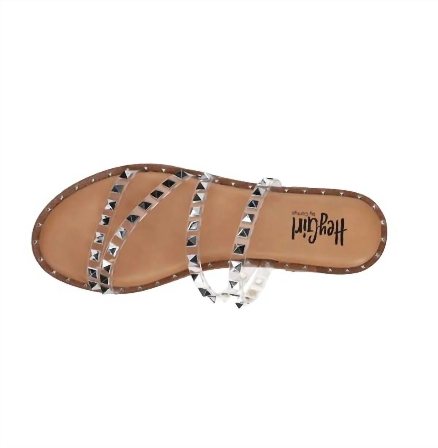 Hey Girl by Corkys Women's Beach Please Slip On Sandals With Studs in clear 1 - women's sandal - view 4