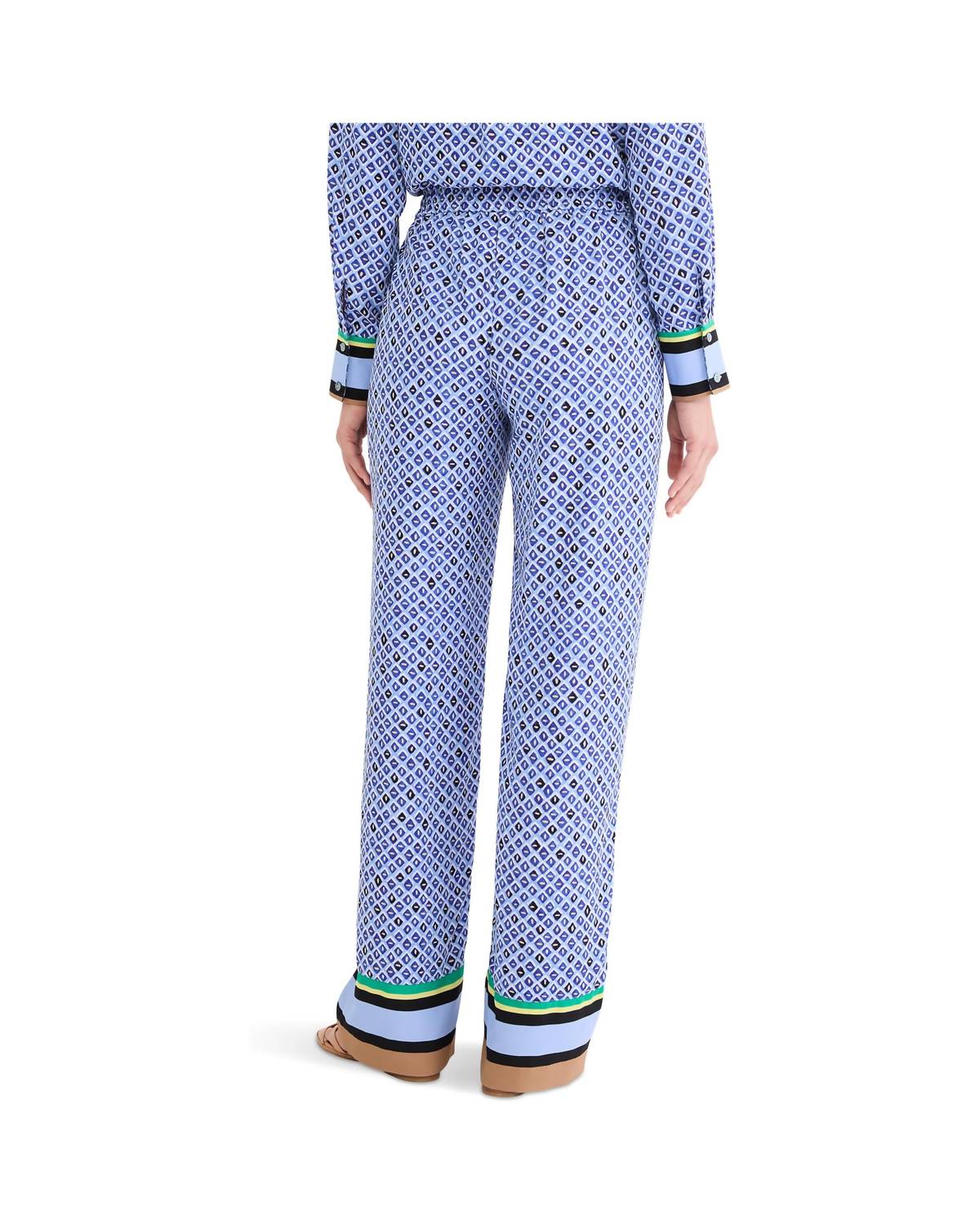 Nic + Zoe - Mosaic Trim Lenox Wide Leg Pant