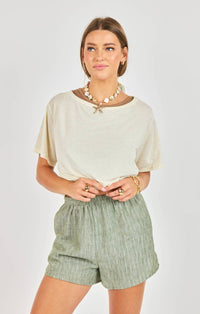 Sadie & Sage - Sand Toys Layered Tank And Tee
