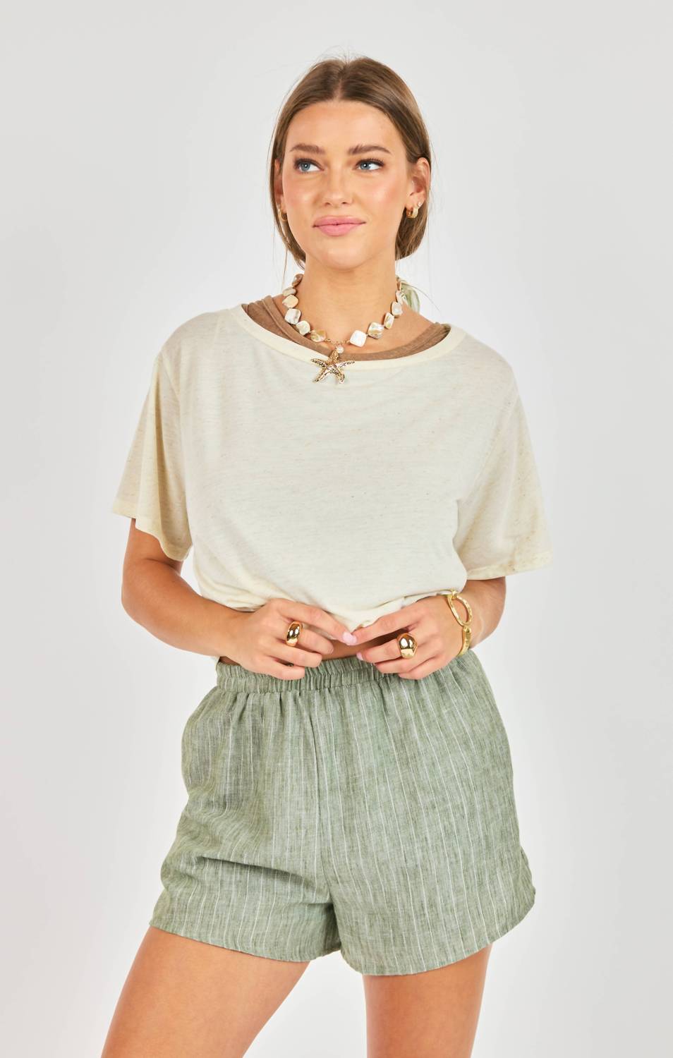 Sadie & Sage - Sand Toys Layered Tank And Tee