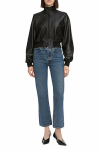 Frame - Vertical Cropped Jeans