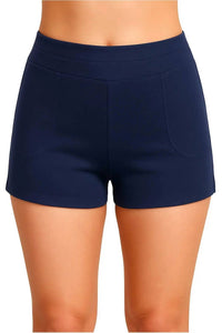 Twelve Eighty Eight Olivia Boxer Shorts in midnight blue - women's shorts