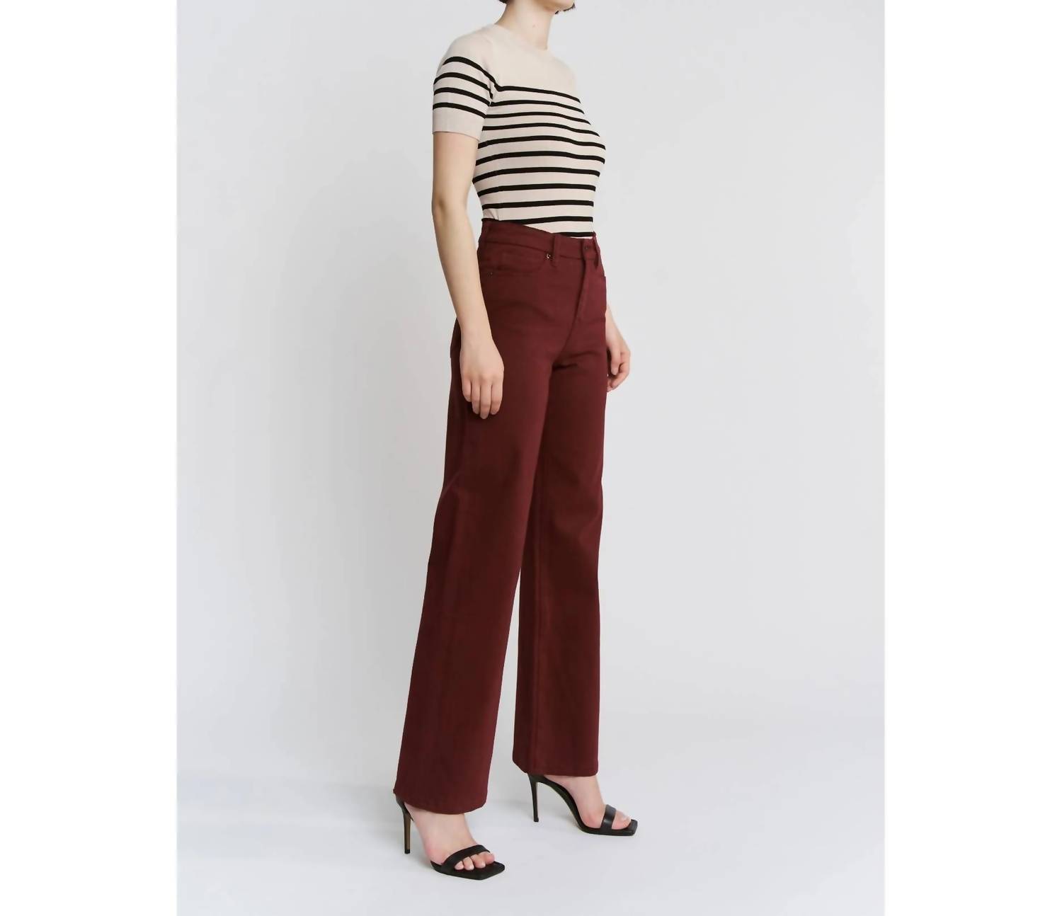 Mica Denim - High Rise Wide Leg Jeans