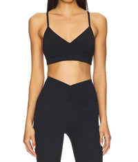 YEAR OF OURS Studio Racer Bralette in black - women's intimate