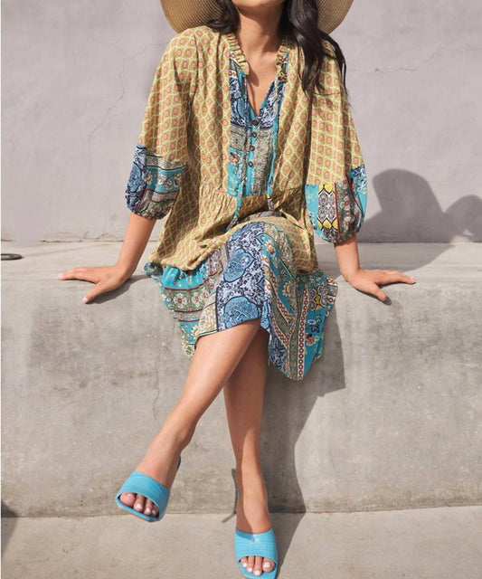 Ces Femme - Crocus Tie Front Dress