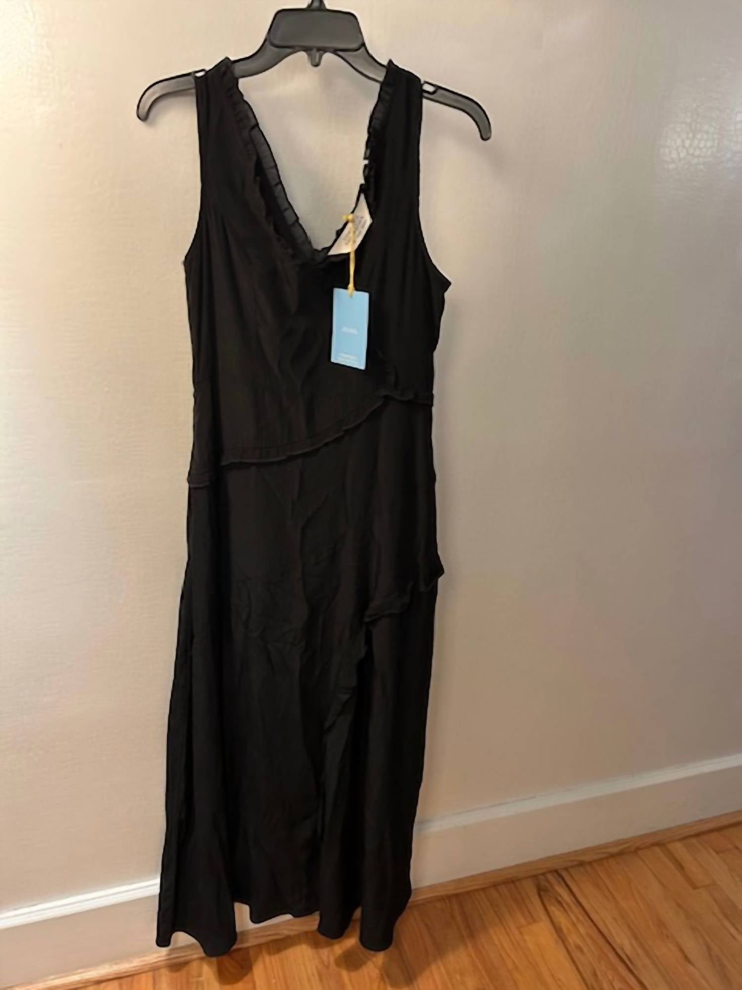 Compania Fantastica Women's Sleeveless Long dress in black - women's dress
