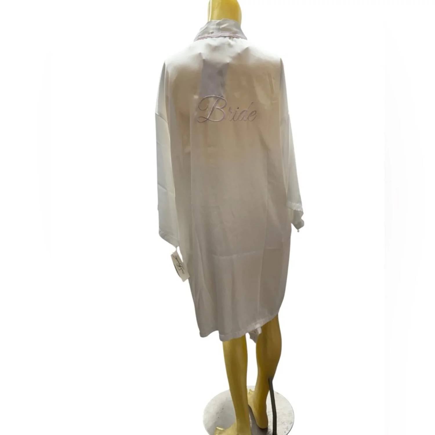 Linea Donatella - Women's Elegant Bride Satin Sleepwear 3-Piece Set
