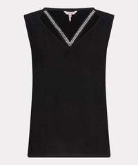Esqualo - Thyra Fancy Beaded Neckline Top