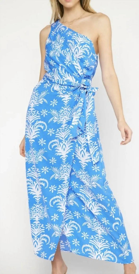 Entro - One-shoulder Wrap Dress