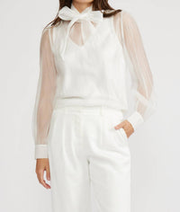 Lucy Paris - Natasia Sheer Blouse