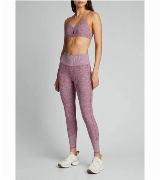 Alo Yoga - High Waist Lounge Gym Heather Crop Leggings