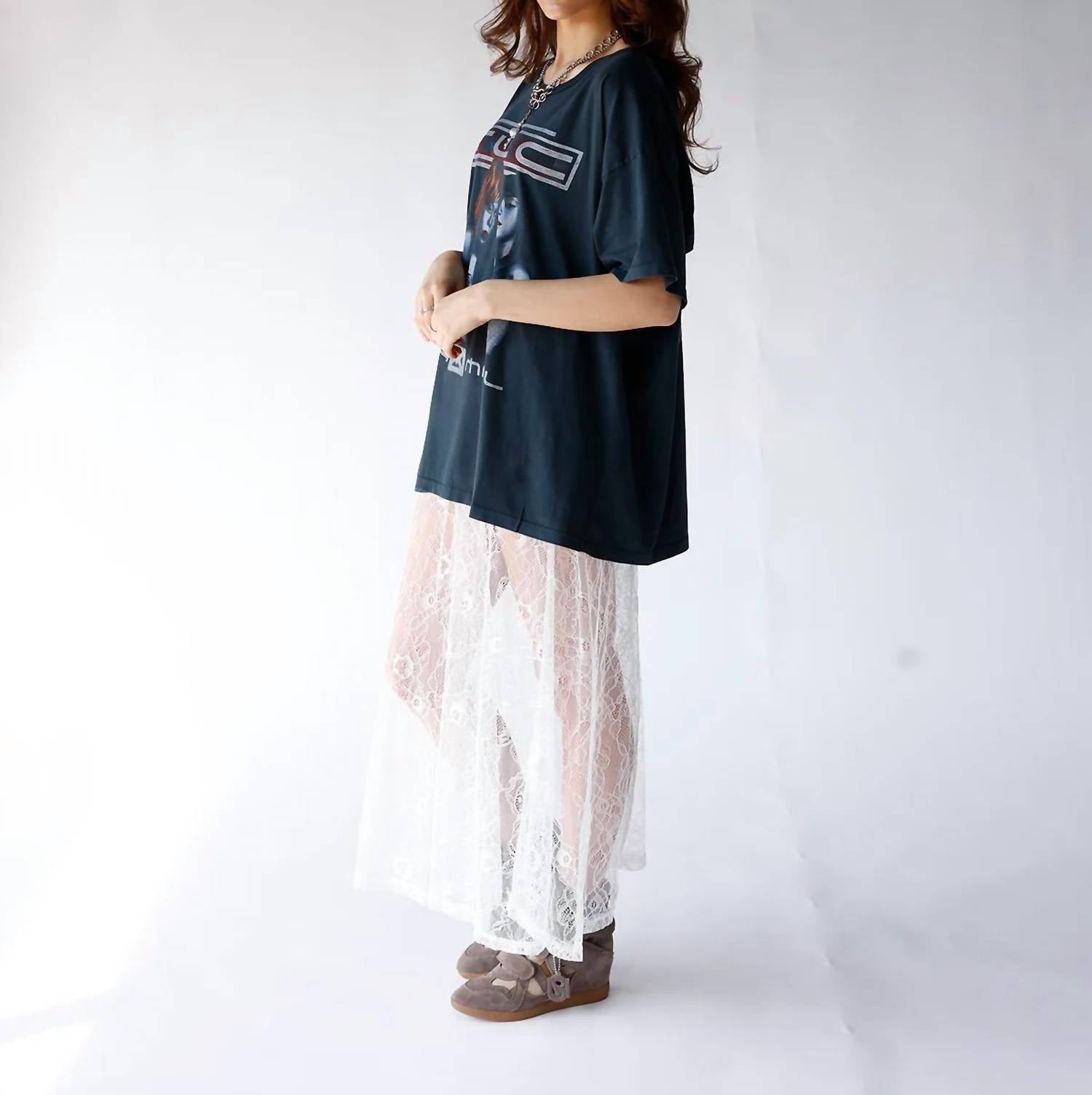 Paperdoll - Angel Hour Lace Maxi Skirt