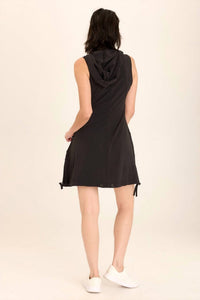 Xcvi - Sumi Active Whisper Stretch Hooded Cargo Mini Dress