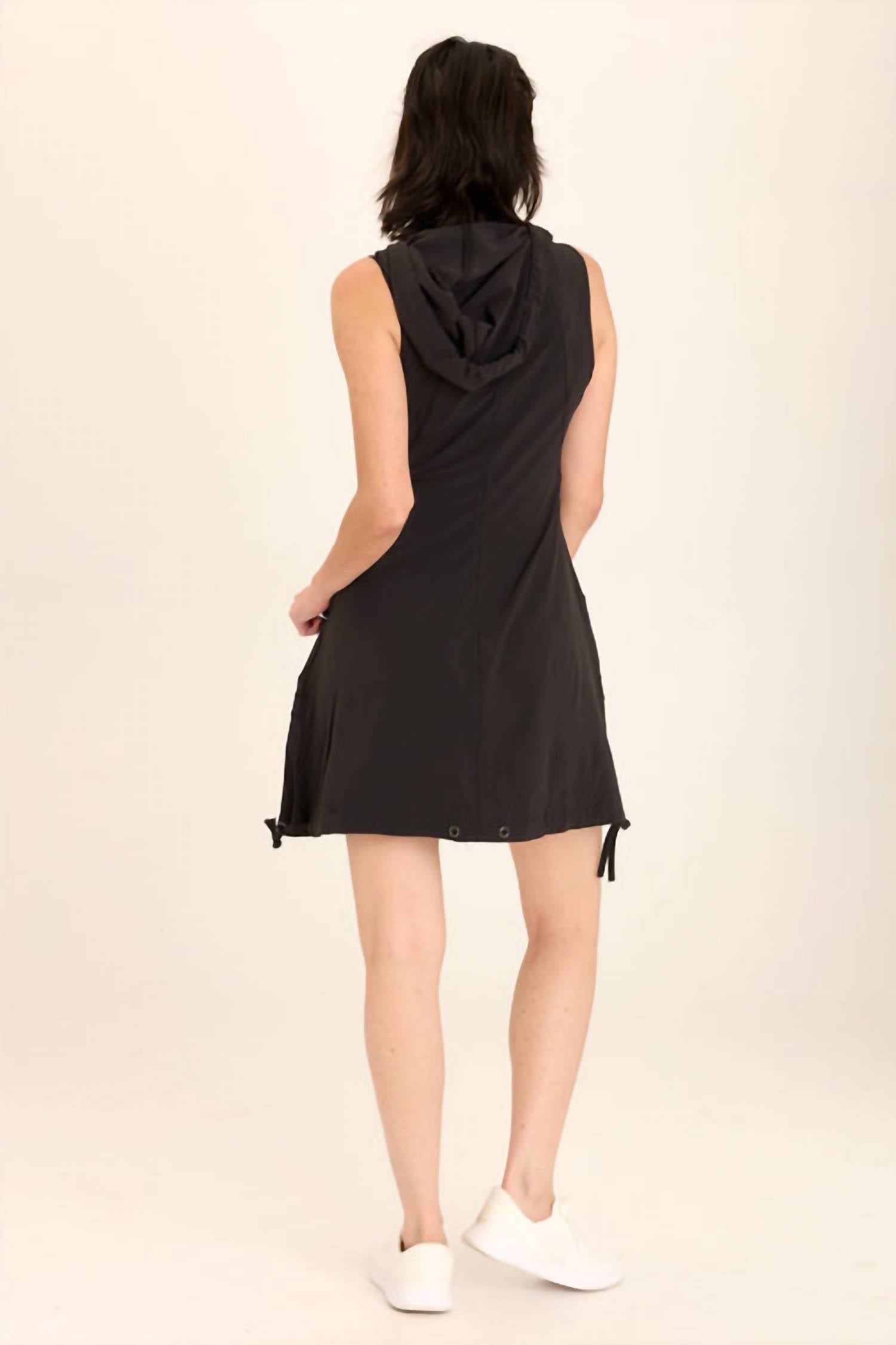 Xcvi - Sumi Active Whisper Stretch Hooded Cargo Mini Dress