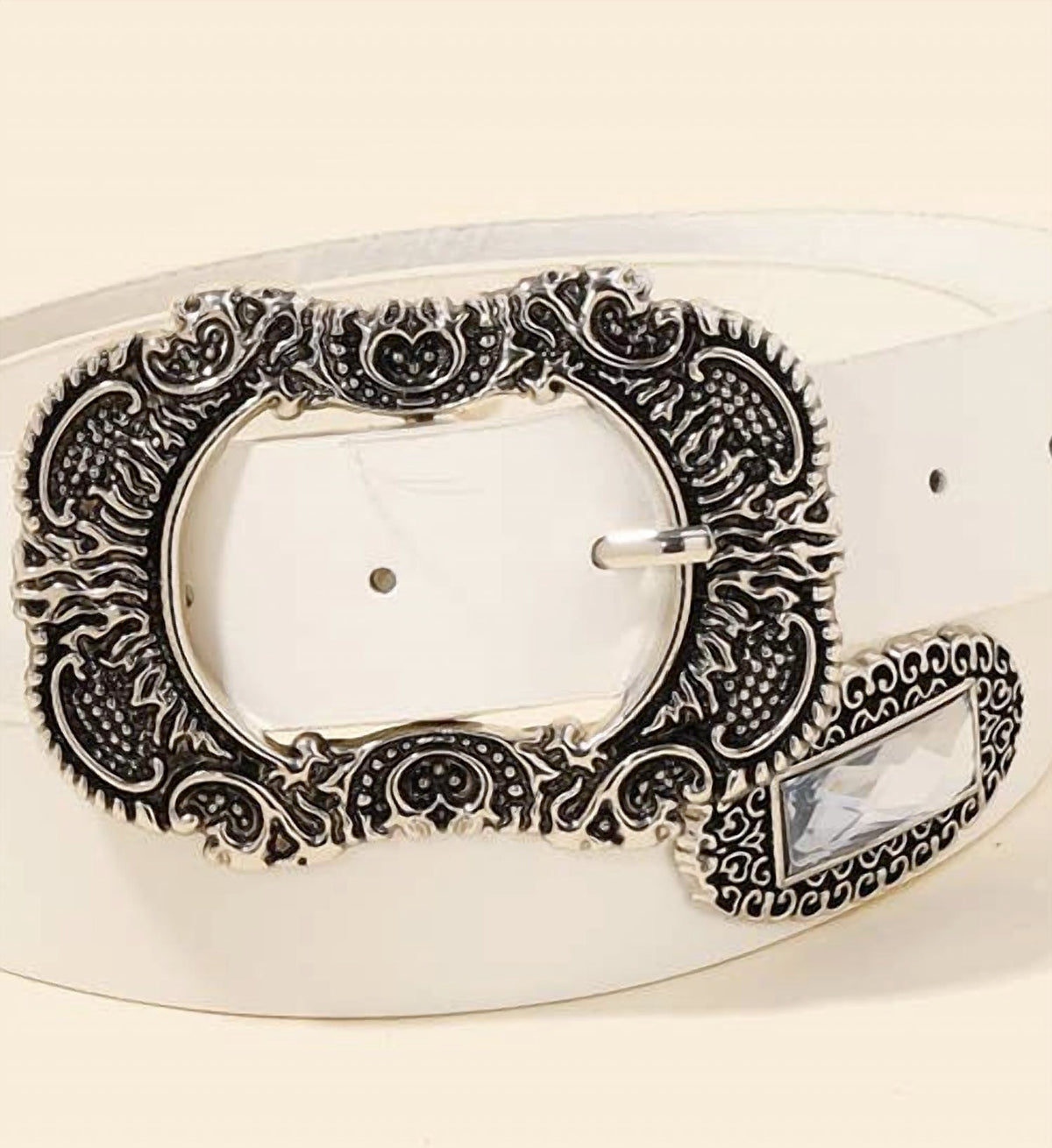 Anarchy Street - Women's Embellished Western Buckle Belt