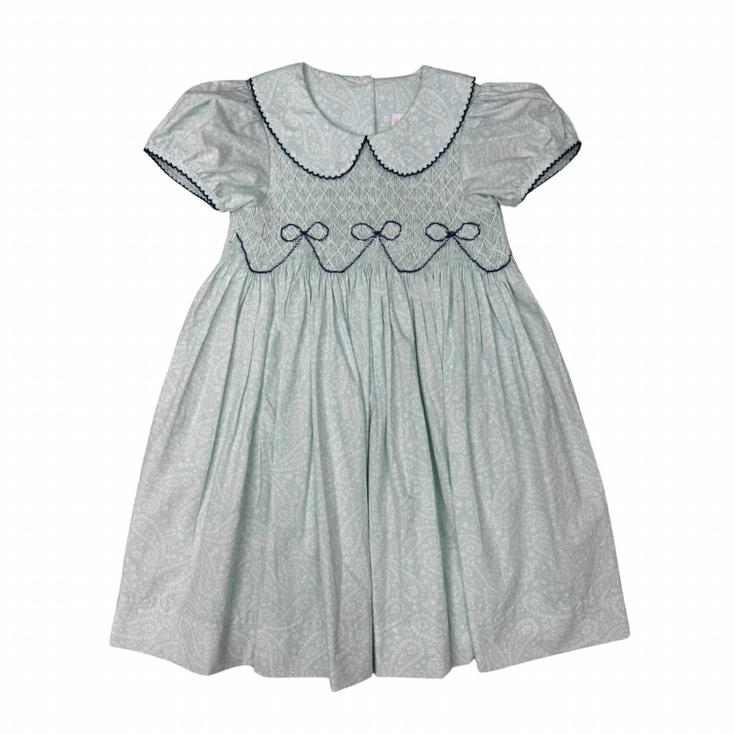 Whimsy Bay Kids - Girl's Beckingham Bow Smocked Dress