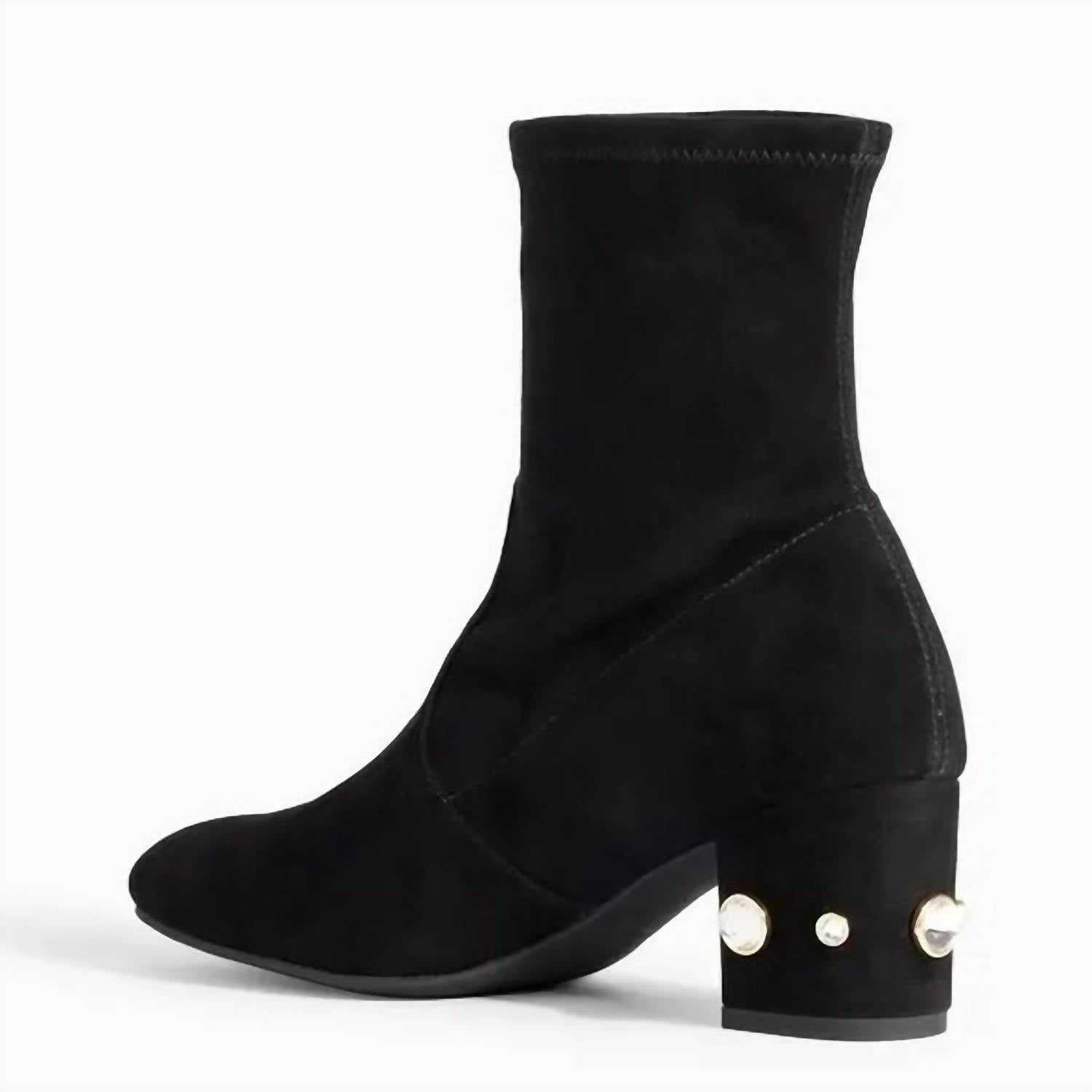 Stuart Weitzman - Women's Allshine 60 Crystal-Embellished Suede Ankle Boots