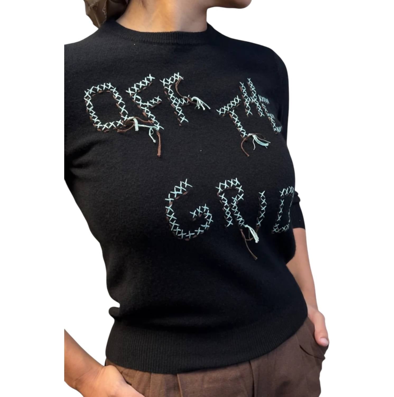 Lingua Franca - Off The Grid Crewneck Top